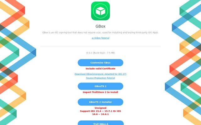 Screenshot of gbox.pub