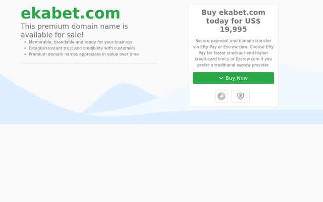 Screenshot of ekabet.com