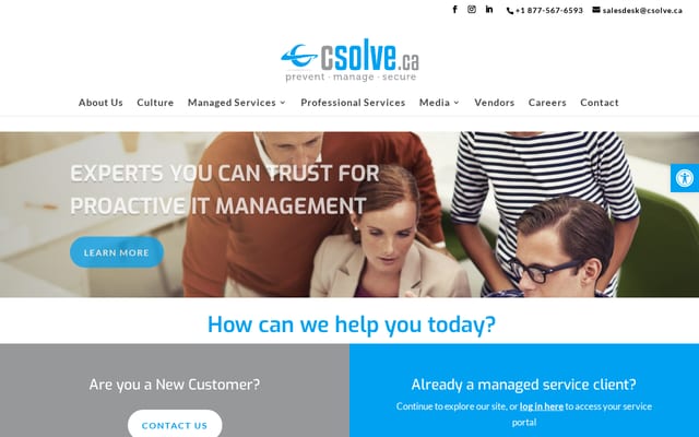 Screenshot of csolve.ca