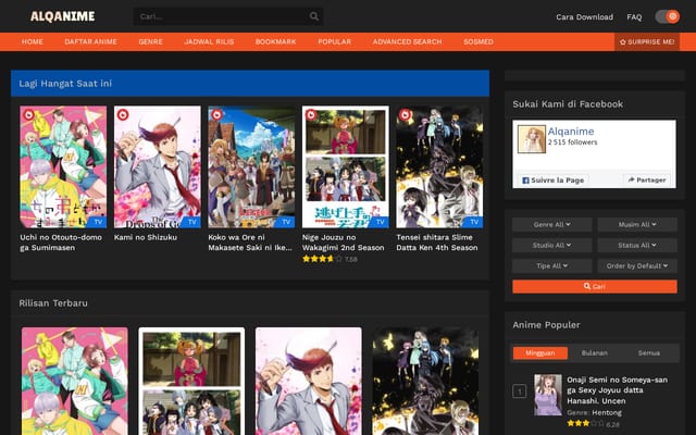 Screenshot of alqanime.web.id