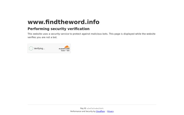 Screenshot of findtheword.info