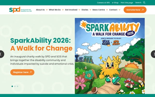 Screenshot of spd.org.sg