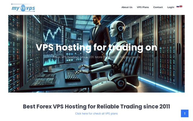 Screenshot of myfxvps.pro