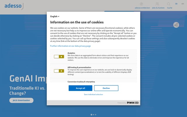 Screenshot of arithnea.de
