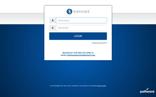 Screenshot of mysimplexes.com
