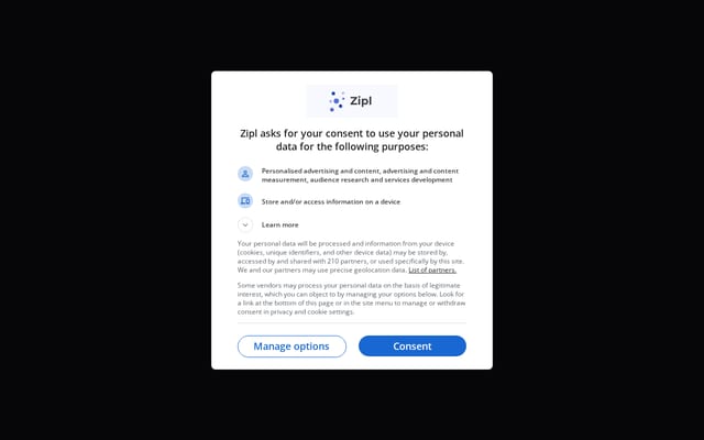 Screenshot of zipl.us