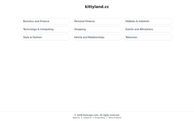 Screenshot of kittyland.cc