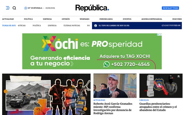 Screenshot of republica.com