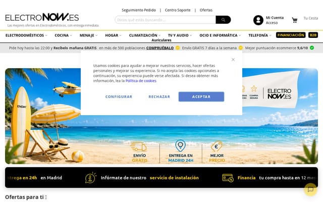 Screenshot of electronow.es