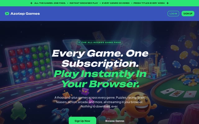 Screenshot of azotep.com
