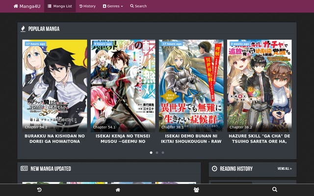 Screenshot of mn4u.net