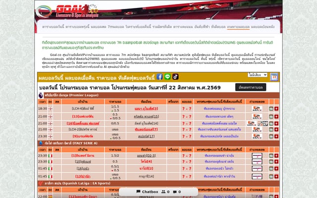 Screenshot of goal7.co