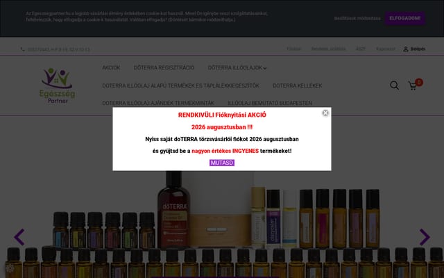 Screenshot of egeszsegpartner.hu