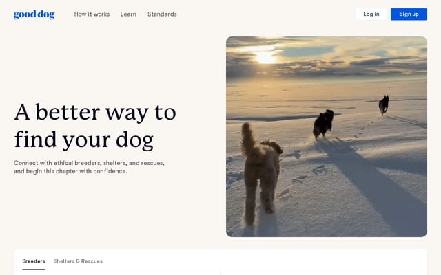 Screenshot of gooddog.com