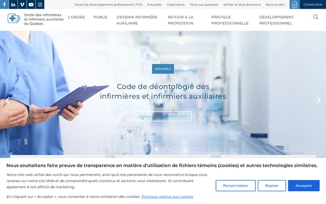 Screenshot of oiiaq.org