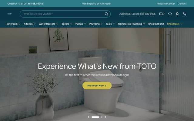 Screenshot of plumbing-deals.com