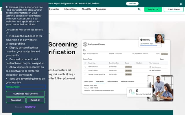 Screenshot of fadv.com