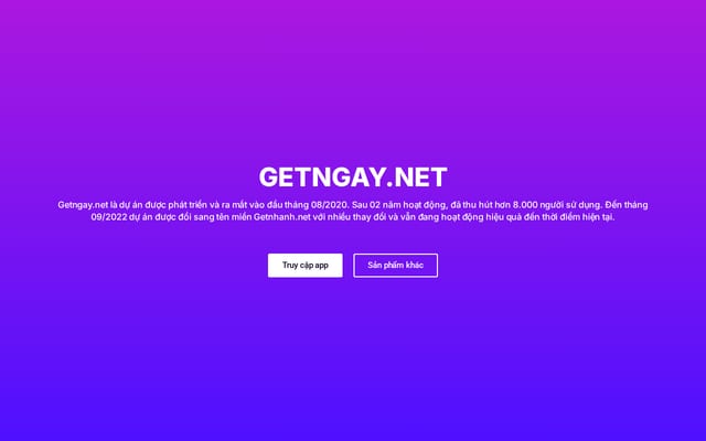 Screenshot of getngay.net
