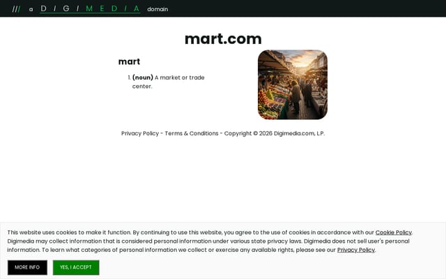 Screenshot of mart.com