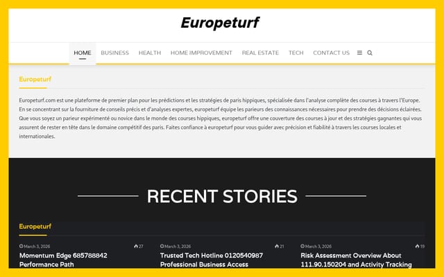 Screenshot of europeturf.com