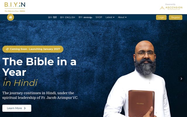 Screenshot of biyindia.com