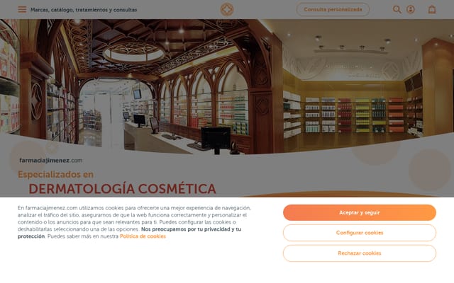 Screenshot of farmaciajimenez.com