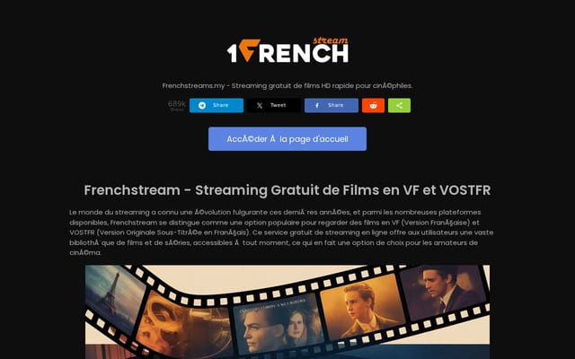 Screenshot of frenchstream.com.de