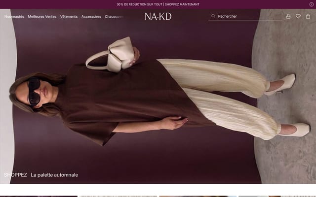 Screenshot of na-kd.com