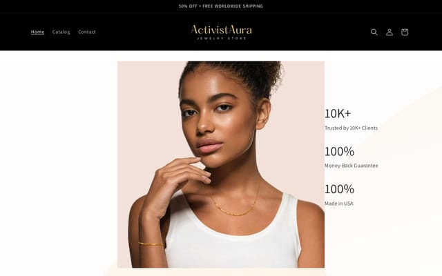 Screenshot of activistaura.com