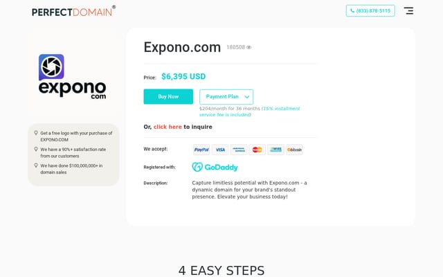 Screenshot of expono.com