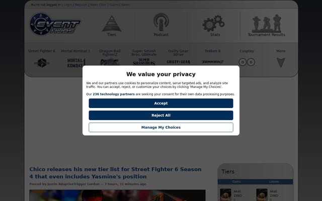 Screenshot of eventhubs.com