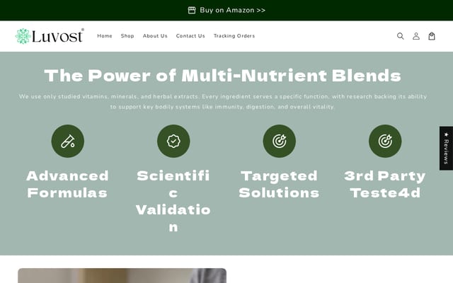 Screenshot of luvost.com