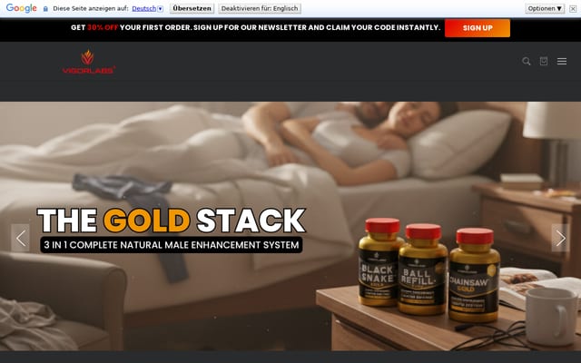 Screenshot of vigorlabs.com
