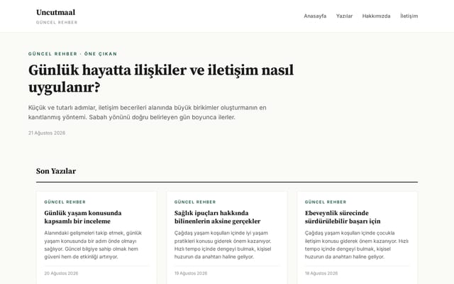 Screenshot of uncutmaal.biz