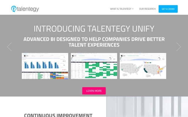 Screenshot of talentegy.com