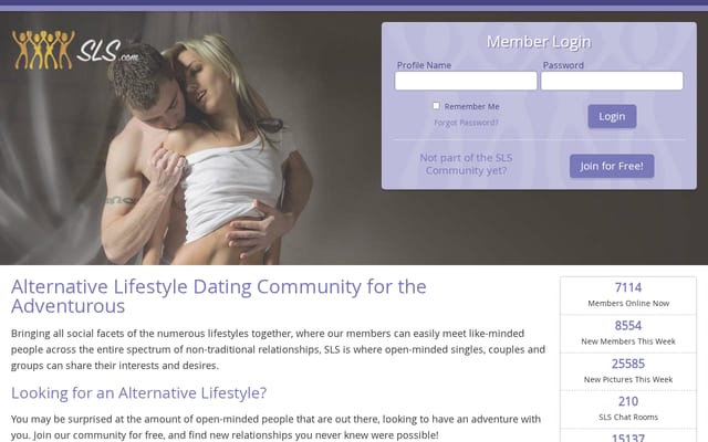 Screenshot of sls.com