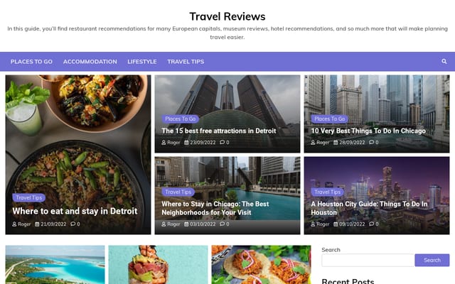 Screenshot of travel-reviews.net