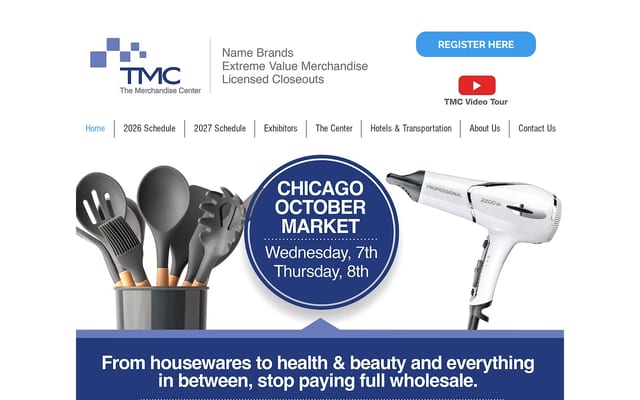 Screenshot of tmcexpo.com