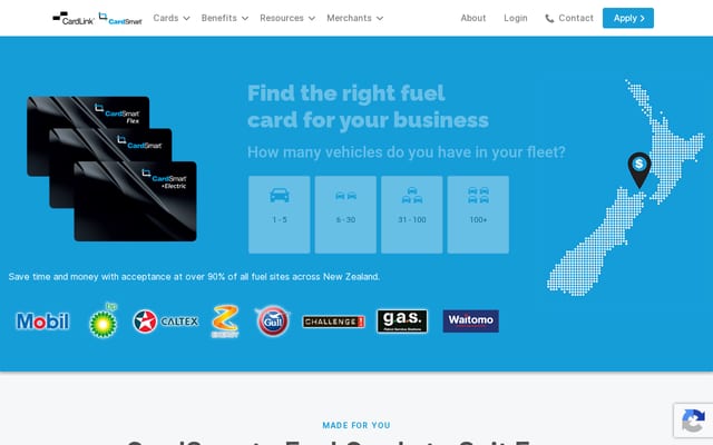 Screenshot of cardsmart.co.nz