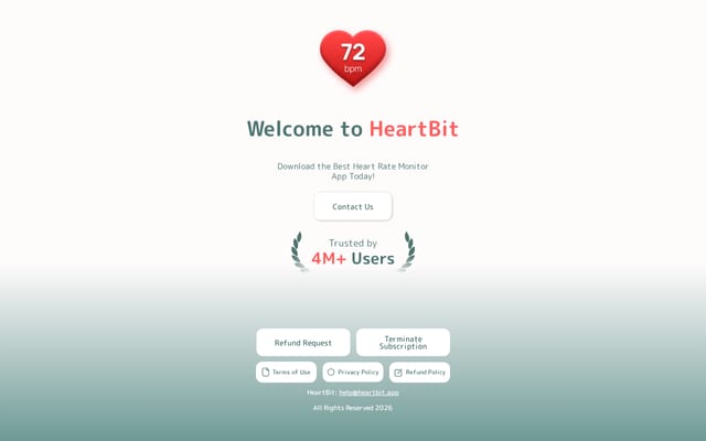Screenshot of heart-bit.co