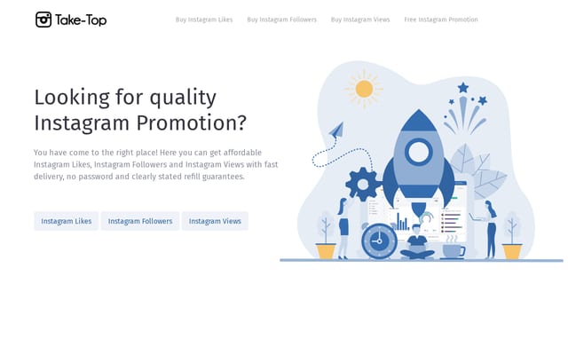 Screenshot of take-top.com