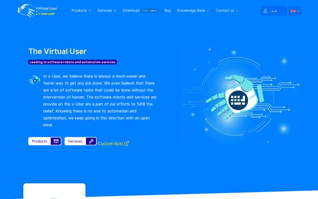 Screenshot of v-user.com