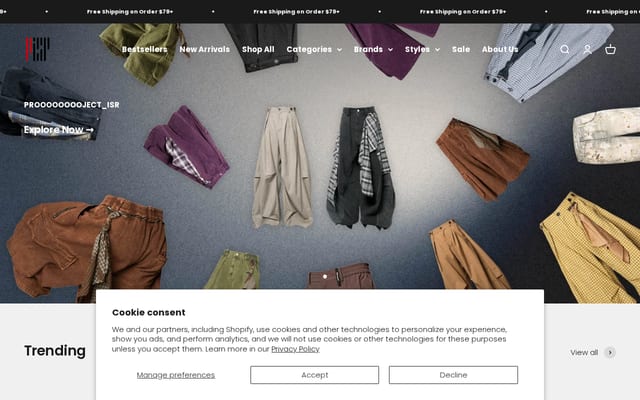 Screenshot of projectisr.com