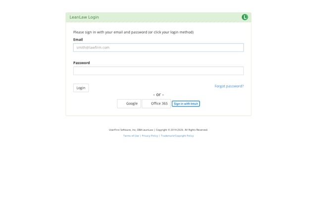 Screenshot of myleanlaw.co