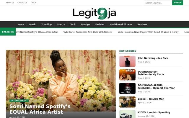 Screenshot of legit9ja.com