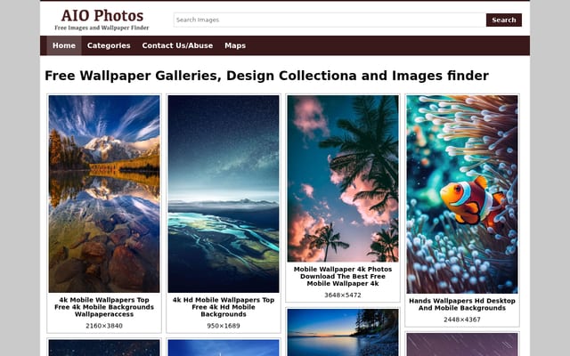 Screenshot of aiophotoz.com