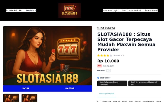 Screenshot of slotasia188.online