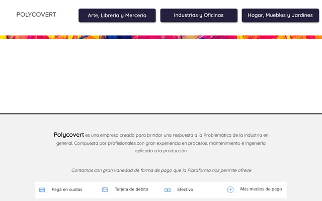 Screenshot of polycovert.com.ar
