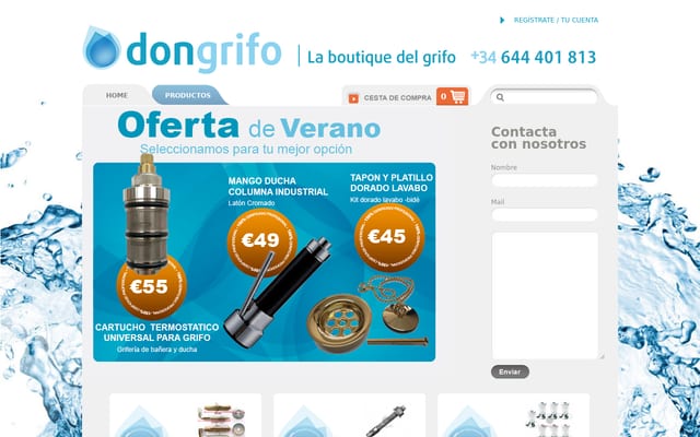 Screenshot of dongrifo.com