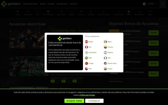 Screenshot of iapuestas.com